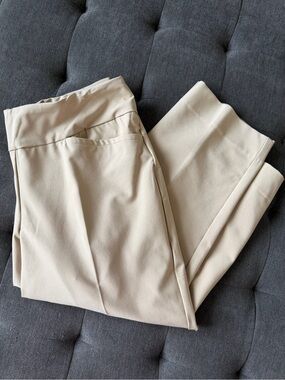Classic Beige Stretch Pants